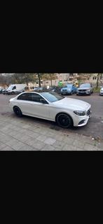 Mercedes-Benz E220 amg line pano dak, Achterwielaandrijving, 143 kW, 4 cilinders, Leder en Stof