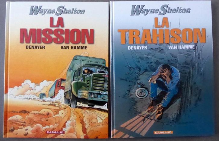 Lot 2 BD "Wayne Shelton" Tomes 1 (EO) et 2 (Re), Boeken, Stripverhalen, Gelezen, Ophalen of Verzenden
