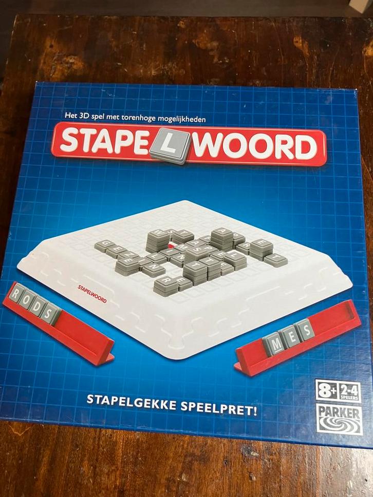 Bordspel ‘ Stapelwoord’, Hobby en Vrije tijd, Gezelschapsspellen | Kaartspellen, Nieuw, Ophalen of Verzenden