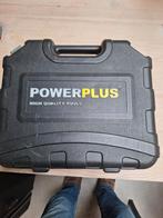 Powerplus oplader, batterij en opbergdoos., Doe-het-zelf en Bouw, Ophalen, Gebruikt