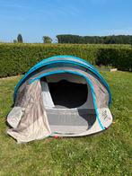Quechua 2 seconds XL tent voor 3 personen, Caravans en Kamperen, Tenten, Ophalen, Gebruikt, Tot en met 3