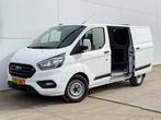 Ford Transit Custom 340 1.0 Ecoboost PHEV 130PK PHEV Benzine, Auto's, Gebruikt, Wit, 131 pk, Ford