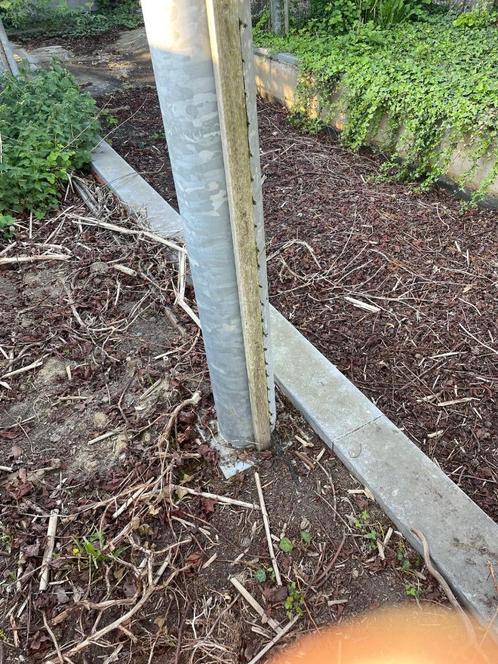 RVS palen (constructie voor pergola, carport, volière, etc.), Doe-het-zelf en Bouw, Buizen en Afvoer, Gebruikt, Overige typen