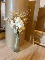 Droogbloemen boeket met vaas, Huis en Inrichting, Woonaccessoires | Vazen, Ophalen of Verzenden, Nieuw