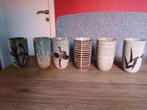 Japanse keramiek potjes, drinkbekertjes., Antiek en Kunst, Ophalen of Verzenden