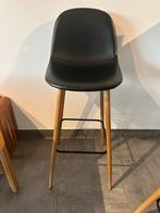 2 barkrukken zwart, Huis en Inrichting, Barkrukken, Ophalen, Zo goed als nieuw