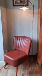 Mooie oude vloerlamp leeslamp in brons en opaline, Huis en Inrichting, Ophalen, Zo goed als nieuw