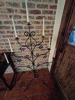 Kaarsenhouder smeedijzer 7 kaarsen, Ophalen, Zo goed als nieuw