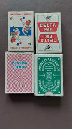 4 jeux de NOUVELLES cartes à jouer vintage, Collections, Comme neuf, Carte(s) à jouer, Enlèvement ou Envoi