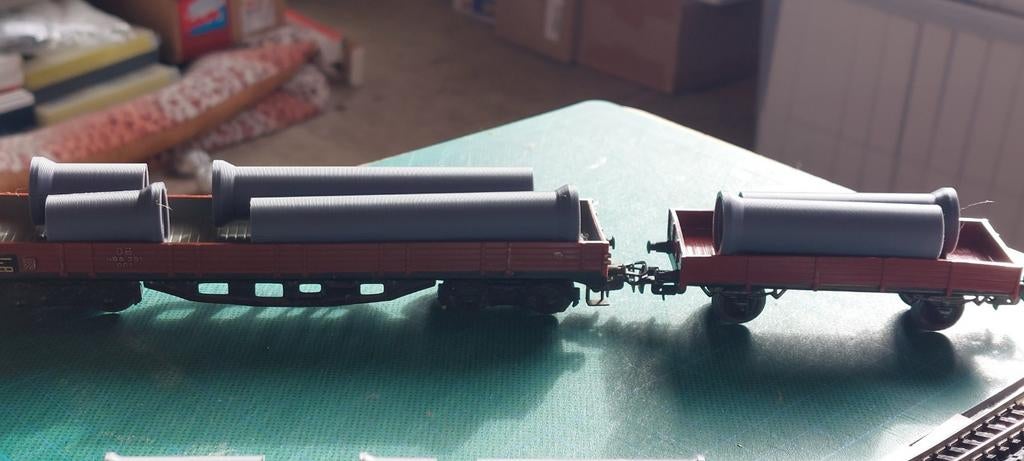 TUYAUX D'ÉGOUT H0LK 0225 COMME CARGAISON OU DÉCOR 1/87, Neuf, Autres marques, Pont, Tunnel ou Bâtiment, Courant continu ou Courant alternatif