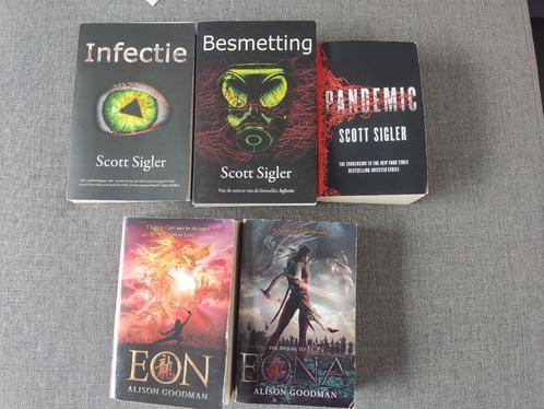 Boeken Eon/Eona en Scott Sigler infectie, besmetting,.., Boeken, Stripverhalen, Zo goed als nieuw, Ophalen of Verzenden