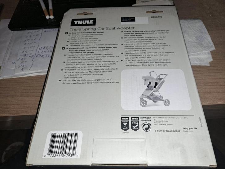 Thule autostoeladapter voor Maxi-Cosi Nwprijs:54,95€!NIEUW!, Enfants & Bébés, Sièges auto, Neuf, Maxi-Cosi, Autres méthodes, Enlèvement ou Envoi