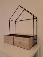 2 x kastje of wandrekje - in metaal en hout, Enlèvement, Comme neuf