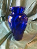 vaas in glas, Ophalen, Blauw, Glas