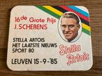 Stella Artois bierviltjes wielrenners, Ophalen of Verzenden, Zo goed als nieuw, Viltje(s), Stella Artois