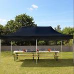Easy-Up Tent Pop-Up Tent Partytent Vouwtent 3x6m. Zwart, Caravanes & Camping, Camping-car Accessoires, Neuf