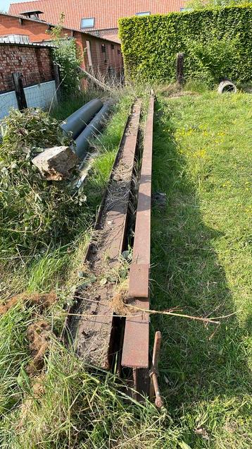 Poutrel (2 stuks), Doe-het-zelf en Bouw, Ophalen, Gebruikt