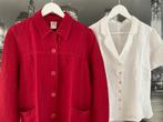 rood jasje blazer Sugar - gratis witte blouse - 42, Maat 42/44 (L), Zo goed als nieuw, Jasje, Rood