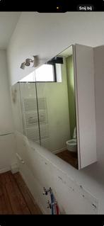 spiegel kast met 3 deuren. 25 cm diep, Ophalen, Zo goed als nieuw