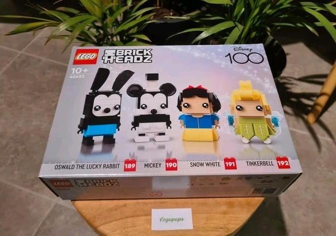 Lego - 40622 - Brickheadz - Disney's 100e verjaardag, Kinderen en Baby's, Speelgoed | Bouwstenen, Nieuw, Ophalen of Verzenden