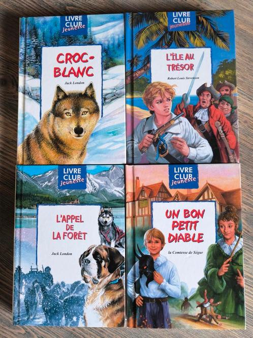 Lot de 4 livres - Club Jeunesse, Boeken, Kinderboeken | Jeugd | 10 tot 12 jaar, Gelezen, Ophalen of Verzenden