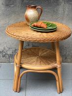 Vintage rotan bijzettafeltje, Ophalen
