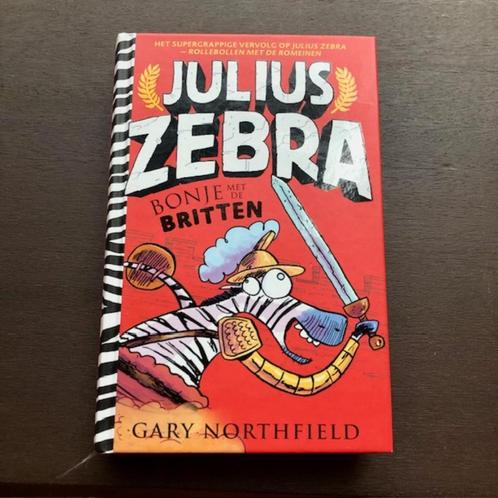 Boek Julius Zebra 'Bonje met de Britten', Boeken, Kinderboeken | Jeugd | 10 tot 12 jaar, Gelezen, Ophalen of Verzenden