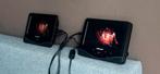 Draagbare dvd-speler met draagbare speler met twee schermen, Audio, Tv en Foto, DVD spelers, Ophalen of Verzenden