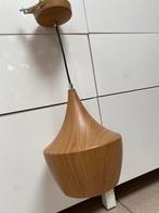 Hanglamp plafond Maison Du monde houtlook, Ophalen, Zo goed als nieuw, Kunststof