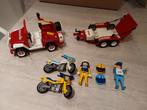 Playmobil  terreinwagen met crossmotoren, Kinderen en Baby's, Speelgoed | Playmobil, Ophalen of Verzenden, Zo goed als nieuw