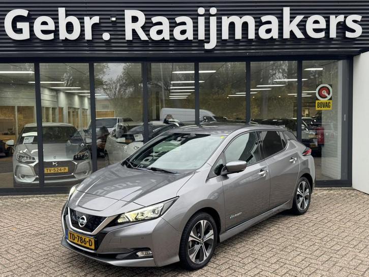Nissan Leaf Tekna 40 kWh *Leer*Navigatie*Camera* (bj 2018), Auto's, Nissan, Bedrijf, Te koop, Leaf, 360° camera, ABS, Adaptive Cruise Control