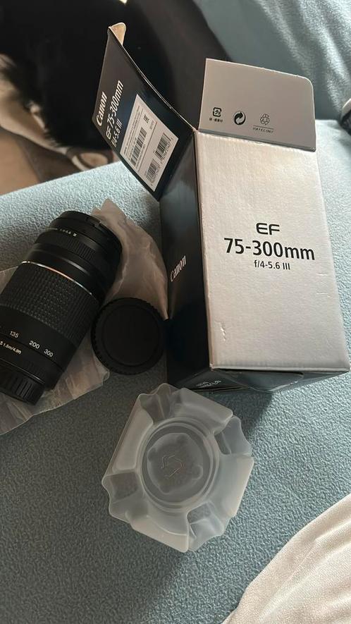 Zoom canon 75.300mm, Audio, Tv en Foto, Foto | Lenzen en Objectieven, Zo goed als nieuw, Telelens, Zoom, Ophalen