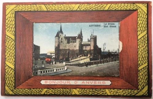 postkaart Antwerpen met opvouw foto's in de voorkant 1932, Verzamelen, Postkaarten | België, Gelopen, Antwerpen, 1920 tot 1940