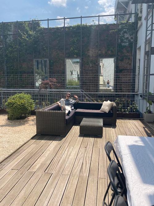 Arbrini Outdoor Loungeset, Tuin en Terras, Tuinsets en Loungesets, Gebruikt, Loungeset, 7 zitplaatsen, Bank, Bijzettafel, Ophalen