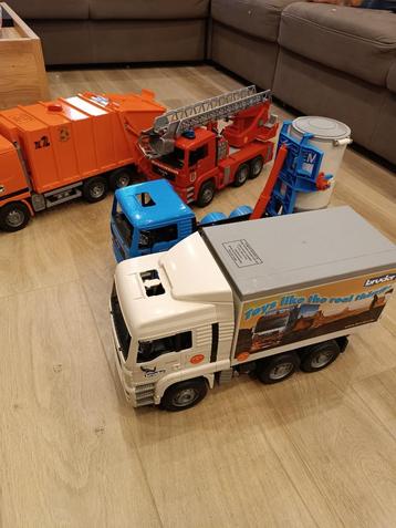 Bruder vrachtwagens, Ophalen, Zo goed als nieuw, Bus of Vrachtwagen