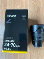 Nikon Z - 24-70 mm - f/2.8 - als nieuw, Audio, Tv en Foto, Foto | Lenzen en Objectieven, Ophalen of Verzenden, Zo goed als nieuw
