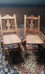 Zeer mooie decoratieve stoelen (eiken?), Antiek en Kunst, Ophalen