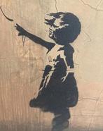 BANKSY: litho het meisje met de bal met certificaat