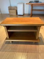 bijzettafel, Huis en Inrichting, Tafels | Bijzettafels, Gebruikt, 75 cm of meer, Rechthoekig, Hout