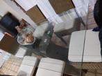table de salle à manger, Maison & Meubles, Enlèvement, Utilisé, Verre