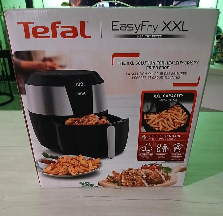 Tefal easyfry xxl 1.6kg healthy als nieuw!
2 keer gebruikt, Elektronische apparatuur, Airfryers, Nieuw, Airfryer XXL, 1500 gram of meer