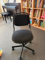Bureaustoel kind Ikea Orfjall zwart, Huis en Inrichting, Bureaustoelen, Ophalen of Verzenden, Zo goed als nieuw, Zwart, Bureaustoel