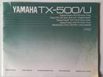 Yamaha tx-500 handleiding, Audio, Tv en Foto, Versterkers en Ontvangers, Ophalen of Verzenden, Zo goed als nieuw, Marantz