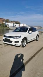 Volkswagen touareg v6, Auto's, Automaat, Euro 5, Zwart, Wit