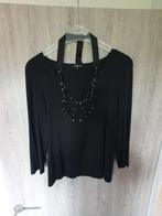 T-shirt avec collier Caroline Biss B40, Vêtements | Femmes, Comme neuf, Noir, Taille 38/40 (M), Manches longues