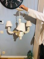 Lustre bois laqué blanc, Ophalen, Gebruikt, Hout