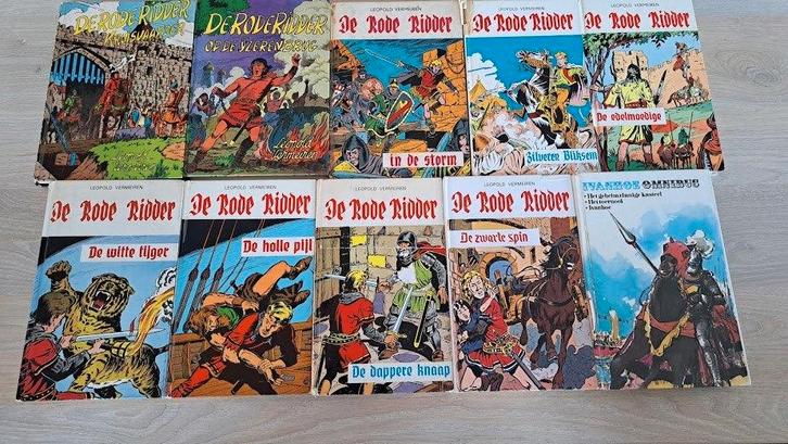 10 boeken van De Rode Ridder, Livres, Aventure & Action, Utilisé, Enlèvement ou Envoi