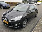Citroen DS3 1.6 e- HDi So Chic, Auto's, Citroën, Zwart, 4 cilinders, Zwart, Bedrijf