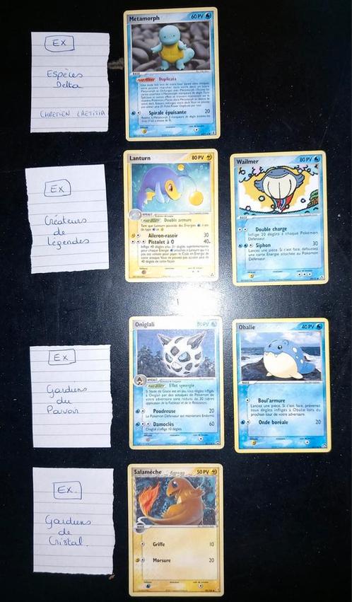 Lot de 16 cartes Pokémon Ex, Hobby & Loisirs créatifs, Jeux de cartes à collectionner | Pokémon, Comme neuf, Enlèvement