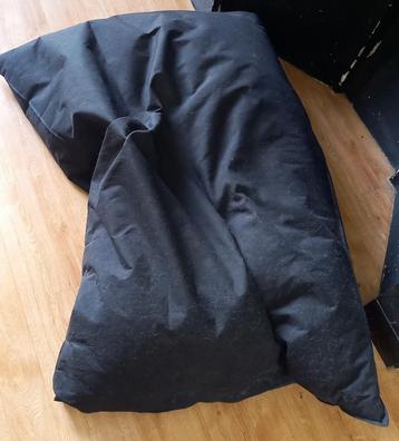 gros coussin, Enlèvement, Utilisé, Noir, Pouf